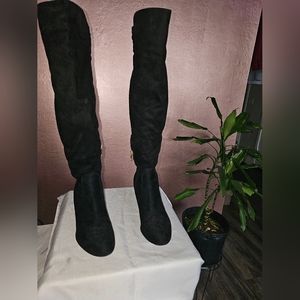 Women's Black Riding Boots (9)